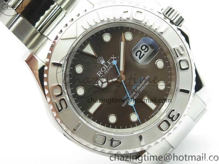 Edition Bracelet SS Yacht-Master Steel Best ARF 116622 SH3135 904L 1:1 Dial Gray on 0515